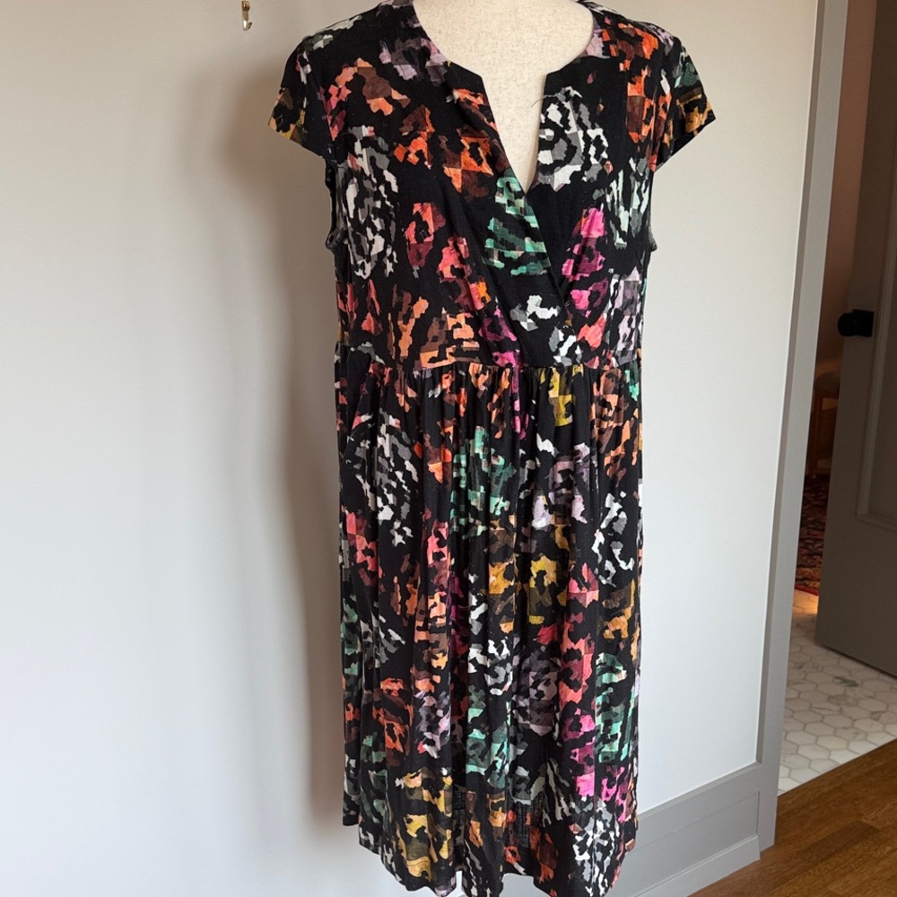 Bitte Kai Rand Colorful Abstract Print Women's Midi Dress